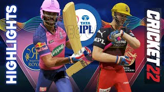 𝗿𝗿 𝘃𝘀 𝗿𝗰𝗯 - Rajasthan Royals vs Royal Challengers Bangalore Match Highlights IPL 15 Cricket 22