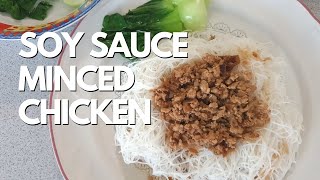 Soy Sauce Chicken Mince Recipe using Thermomix
