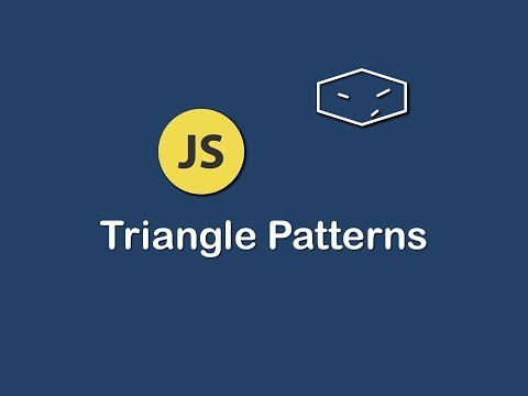 Learn triangle patterns in javascript - Mind Luster