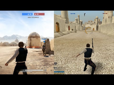 Hero Comparison - Han Solo - Battlefront 2: 2017 v 2005