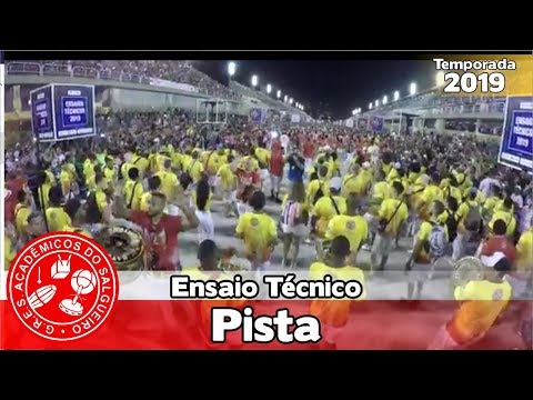 Salgueiro 2019 - Bateria no ensaio técnico (Pista) - Apoteose ao vivo