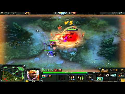 Dota 2 Battle. Lifestealer VS Legion Commander