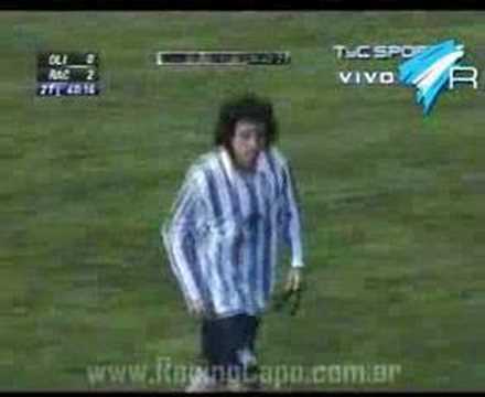 Gol de Pellerano a Olimpo de B.B