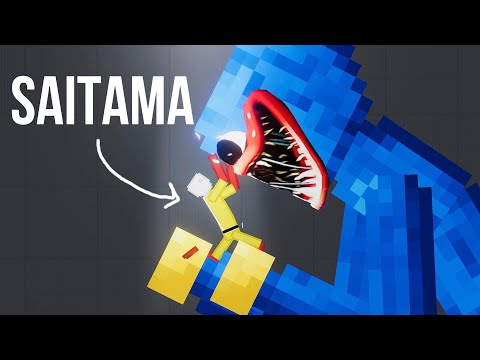 Omega Huggy Wuggy takes revenge on SAITAMA - People Playground 1.22