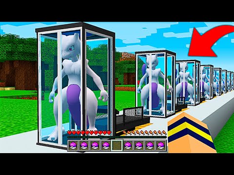 FÁBRICA DE CLONES DO MEWTWO NO MINECRAFT!!