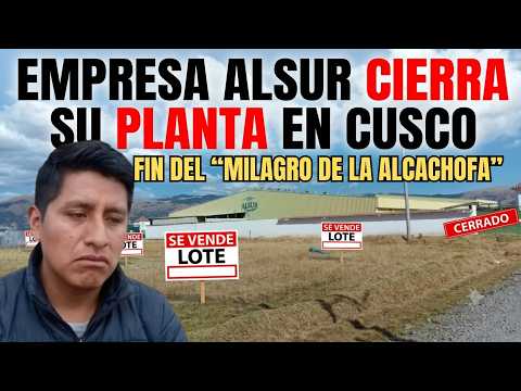 Empresa ALSUR cerró su planta en Anta, Cusco | Fin del "Milagro de la alcachofa"