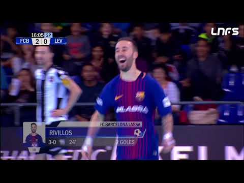 Gol Rivillos (3-0) FC Barcelona Lassa - Levante UD FS. J11, 1Div