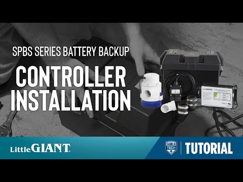 Little Giant SPBS Series Battery Backup Controller Installation