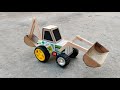 How To Make Matchbox JCB At Home Diy JCB Backhoe Loader Mini Toy JCB Bulldozer