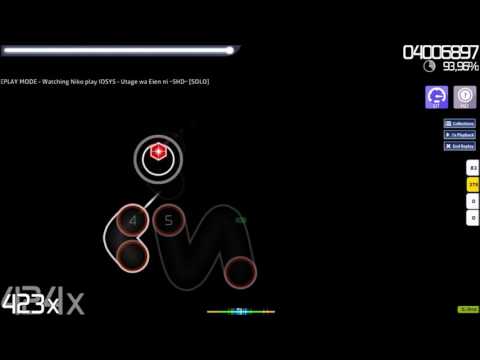 osu! - Niko - IOSYS - Utage Wa Eien Ni [SOLO] + HDDT - 92,13% - 8x Miss - 509x