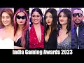 Ayesha Singh Siddharth Nigam Rashmeet Kaur OTHERS At India Gaming Awards 2023
