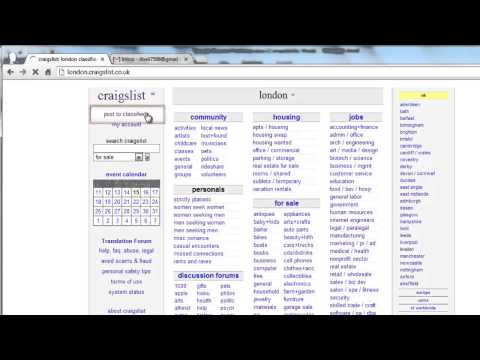 Part of a video titled How to Post Resume on Craigslist - YouTube