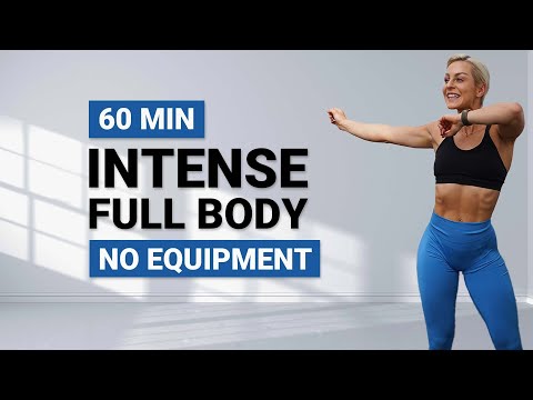 60 MIN INTENSE FULL BODY WORKOUT | High Intensity Bodyweight | Circuit Style | No Repeat