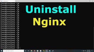 How to Uninstall NGINX on CentOS 8 RHEL 8