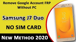 Samsung J7 Duo Sm-J720F Frp/Bypass Google Account Lock Android 9.0 | NO SIM CARD | NO BLUETOOTH