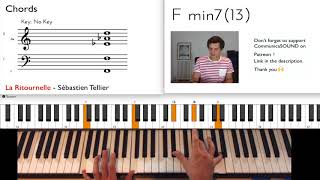 SEBASTIEN TELLIER - LA RITOURNELLE - Piano Tutorial Easy