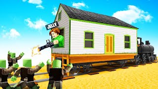 HOUSE Build Challenge In ROBLOX Dead Rails...