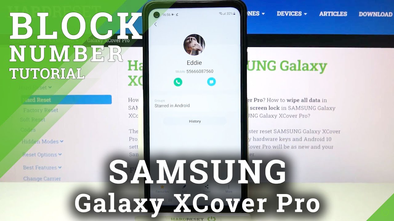 How to Block Phone Number on SAMSUNG Galaxy XCover Pro – Block Calls