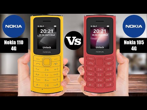 Nokia 110 4G vs Nokia 105 4G