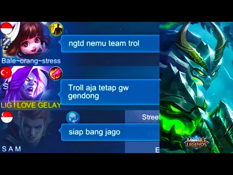 PRANK TOP 1 MOSKOV SOMBONG SAAT TIM NGETROLL, BERASA MAIN 1 VS 5 WKWK - MOBILE LEGENDS