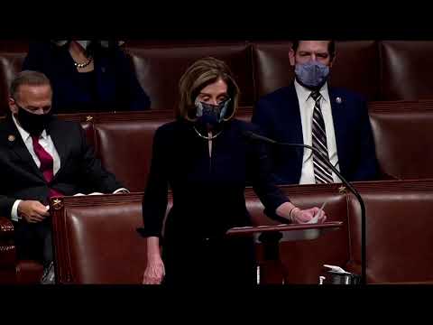 美眾議院接近彈劾特朗普，佩洛西說："他必須走。 ('He must go,' Pelosi says as U.S. House nears impeaching Trump)