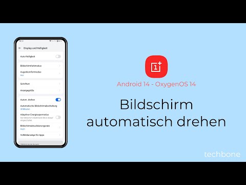 Bildschirm automatisch drehen - OnePlus [Android 14 - OxygenOS 14]