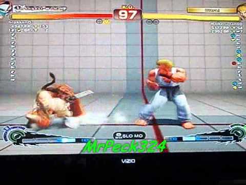 brokkenG #153(Claw #2) vs Michael Tan #54(Ken #27) SSFIV AE JAPANESE RANK MATCH