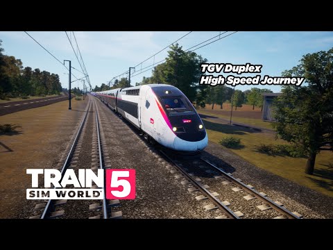TGV Duplex High Speed Journey(370 kmph) to Marseille | LGV Mediterranee Route | Train Sim World 5