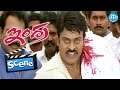 Indra Movie Scenes Chiranjeevi Fires On Mukesh Rishi For Killing His Son Sonali Bendre