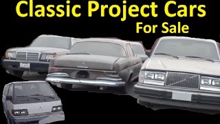 Classic Project Car Barn Find Storage Clearance Cars For Sale Video #1