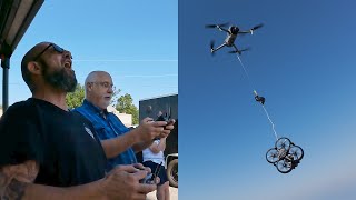 Even the Fire Department couldn't rescue this drone