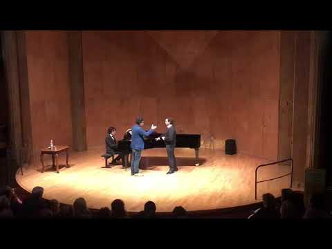 Ragaa eldin master class with Rolando Villazon