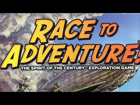 Meeples on Meeples on Race to Adventure: The Spirit of the Century...