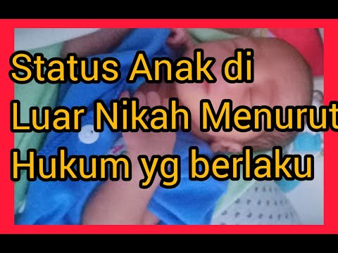 Status anak di dalam / luar nikah menurut Undang -Undang (Hukum Positif)