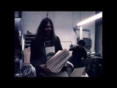 Neil Young Visits a Vinyl Pressing Plant - Harvest Time 1971