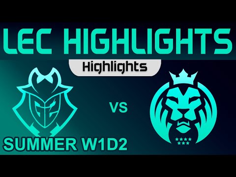 G2 vs MAD Highlights LEC Summer Season 2023 W1D2 G2 Esports vs MAD Lions by Onivia