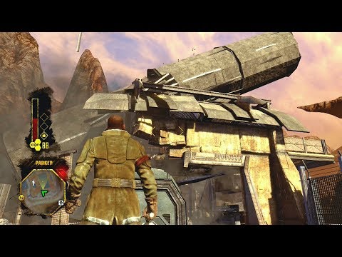 Red Faction Guerilla Remastered: Epic Destruction - Ambush Chaos & Outpost Clearing - Xbox One X