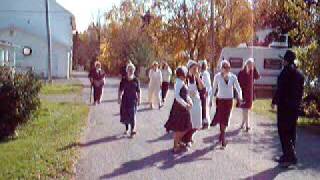 preview picture of video 'SUburbanWilliamsburg Amish-like march'