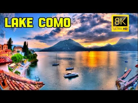 Lake Como Italy in 8K VIDEO ULTRA HD HDR Drone