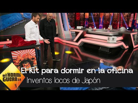Así es el kit que utilizan los japoneses para dormir en la oficina - El Hormiguero 3.0