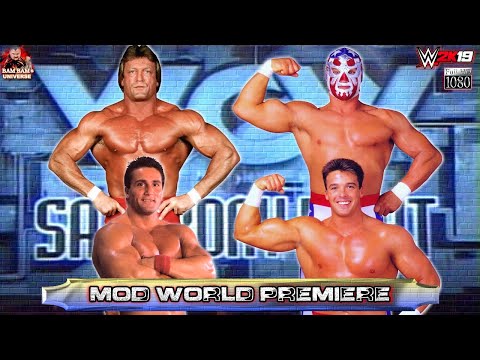 Pretty Wonderful VS. Stars & Stripes ⭐WORLD MOD PREMIERE⭐ | WCW | 2K19 Gameplay