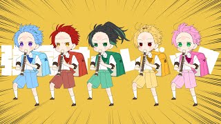 【合唱】強風オールバック/5人で歌ってみた【KnightA-騎士A】