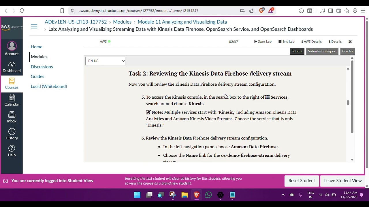 Analyzing and Visualizing Streaming Data with Kinesis Data Firehose & OpenSearch Service|aws data en