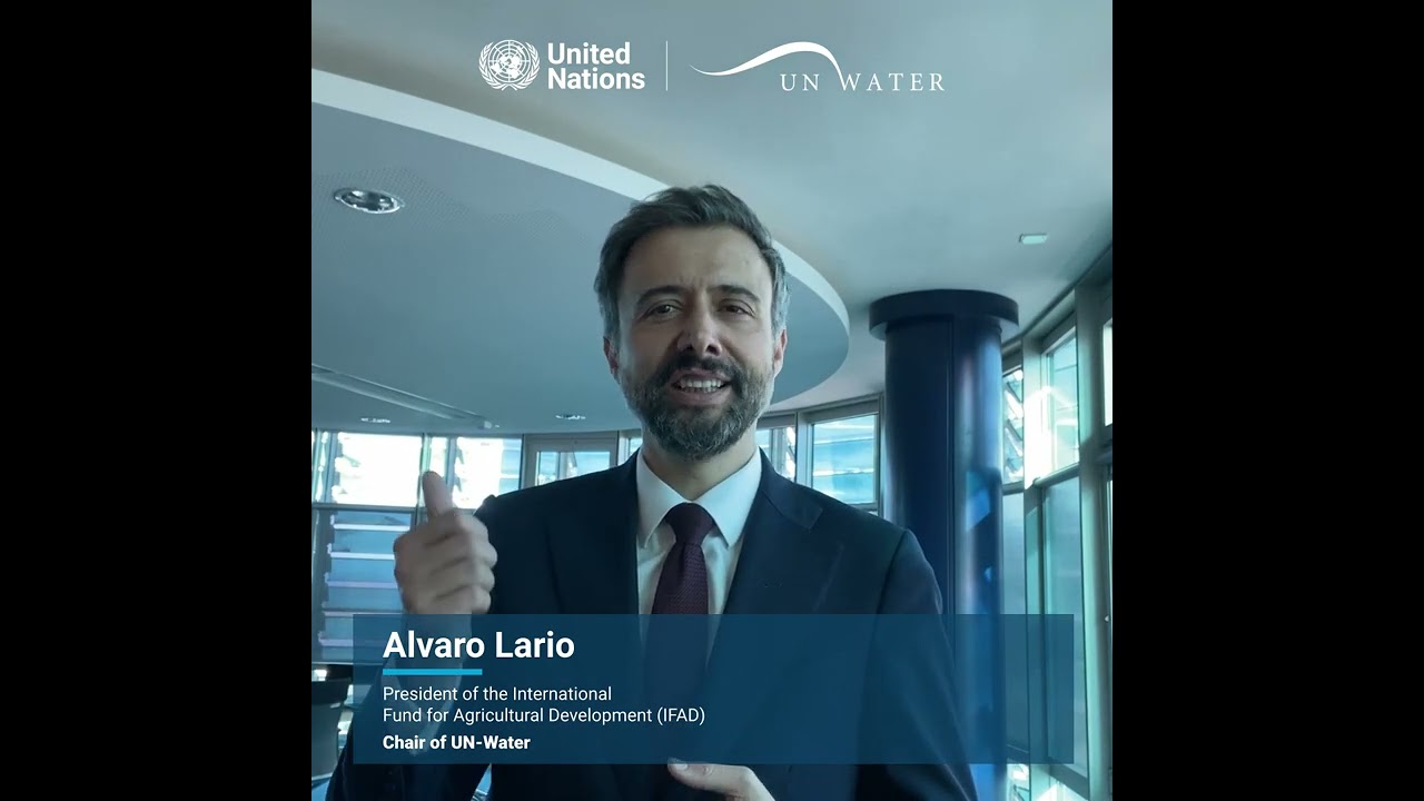 3 questions in 3 minutes with UN-Water Chair Alvaro Lario