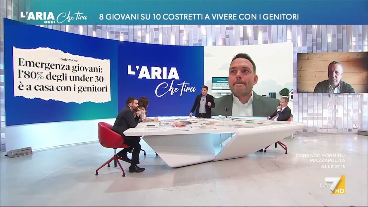 Emergenza giovani, David Parenzo mostra i dati: "L'80% degli under 30 è a casa coi genitori"