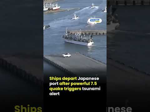 Tsunami Warning Issued in Japan after 7.5 Magnitude Earthquake