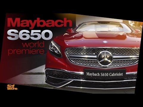 Maybach S 650 Cabriolet World Premiere in Beverly Hills (German/English)