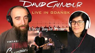 David Gilmour - A Great Day For Freedom (REACTION) with my wife