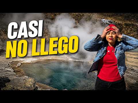 Fue todo UN RETO LLEGAR a estos GEISERES a 4500 M de altura | Perú