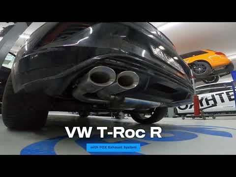 VW T-Roc R with FOX Exhaust System